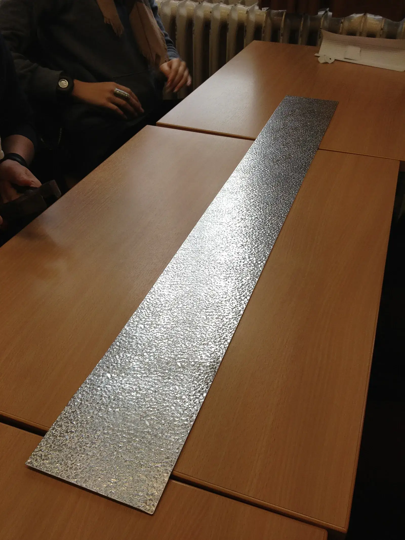 Strip of aluminium sheet