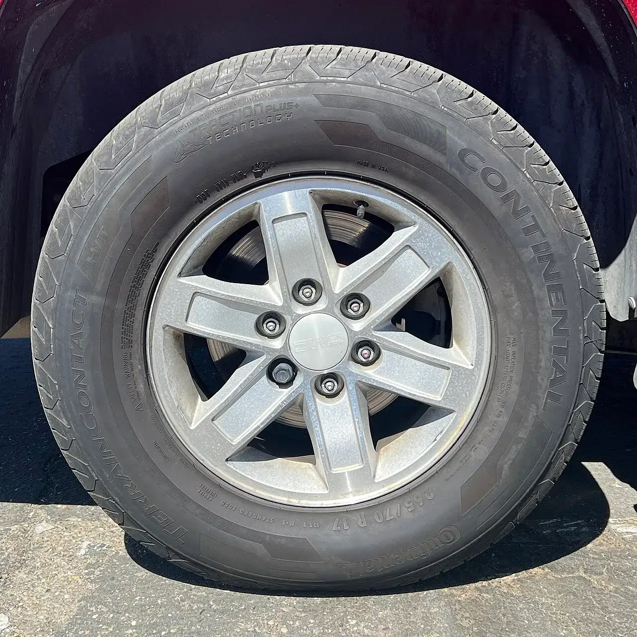 Continental TerraContact H/T SUV tyre on a wheel