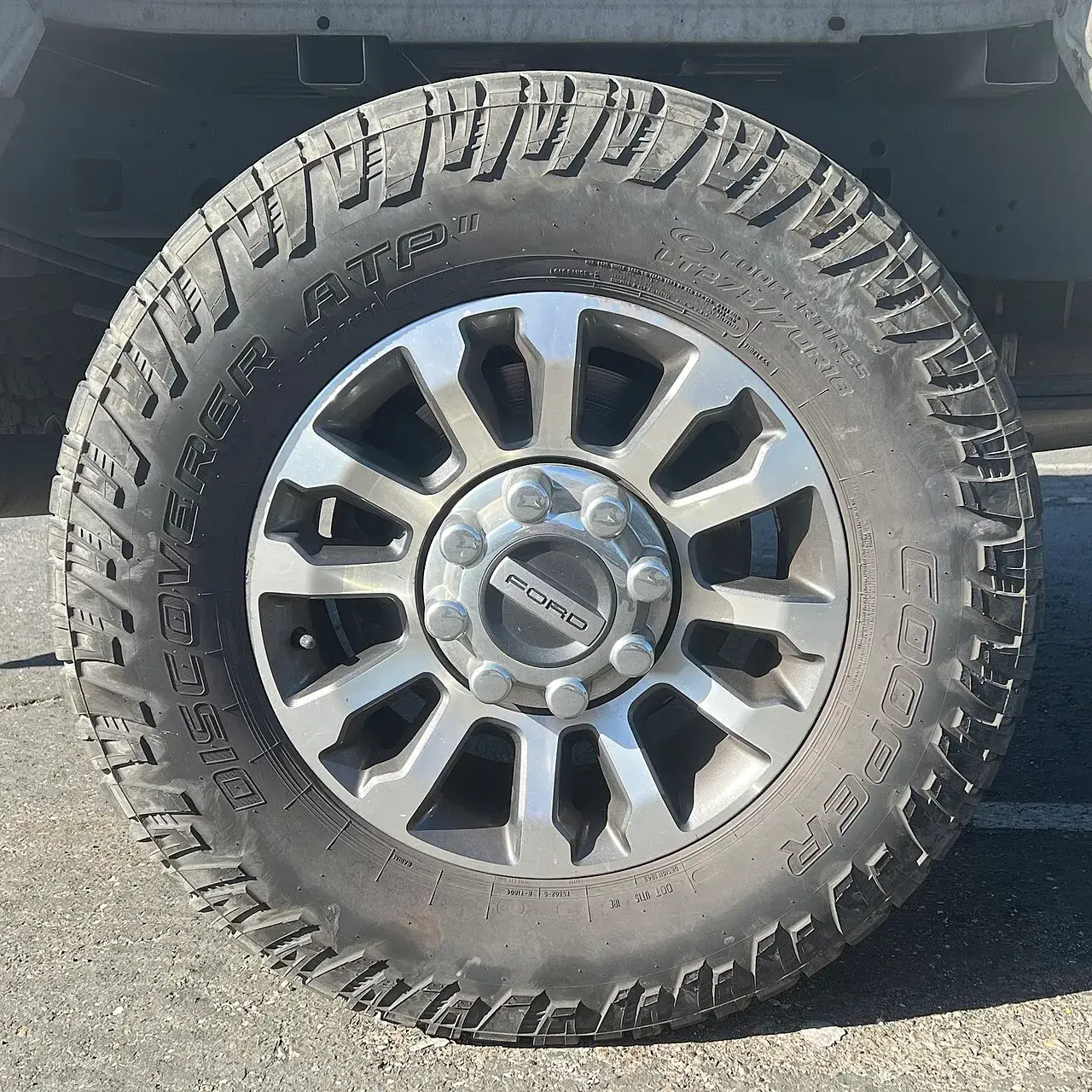 Cooper Discoverer A/TP II tyre on a Ford wheel