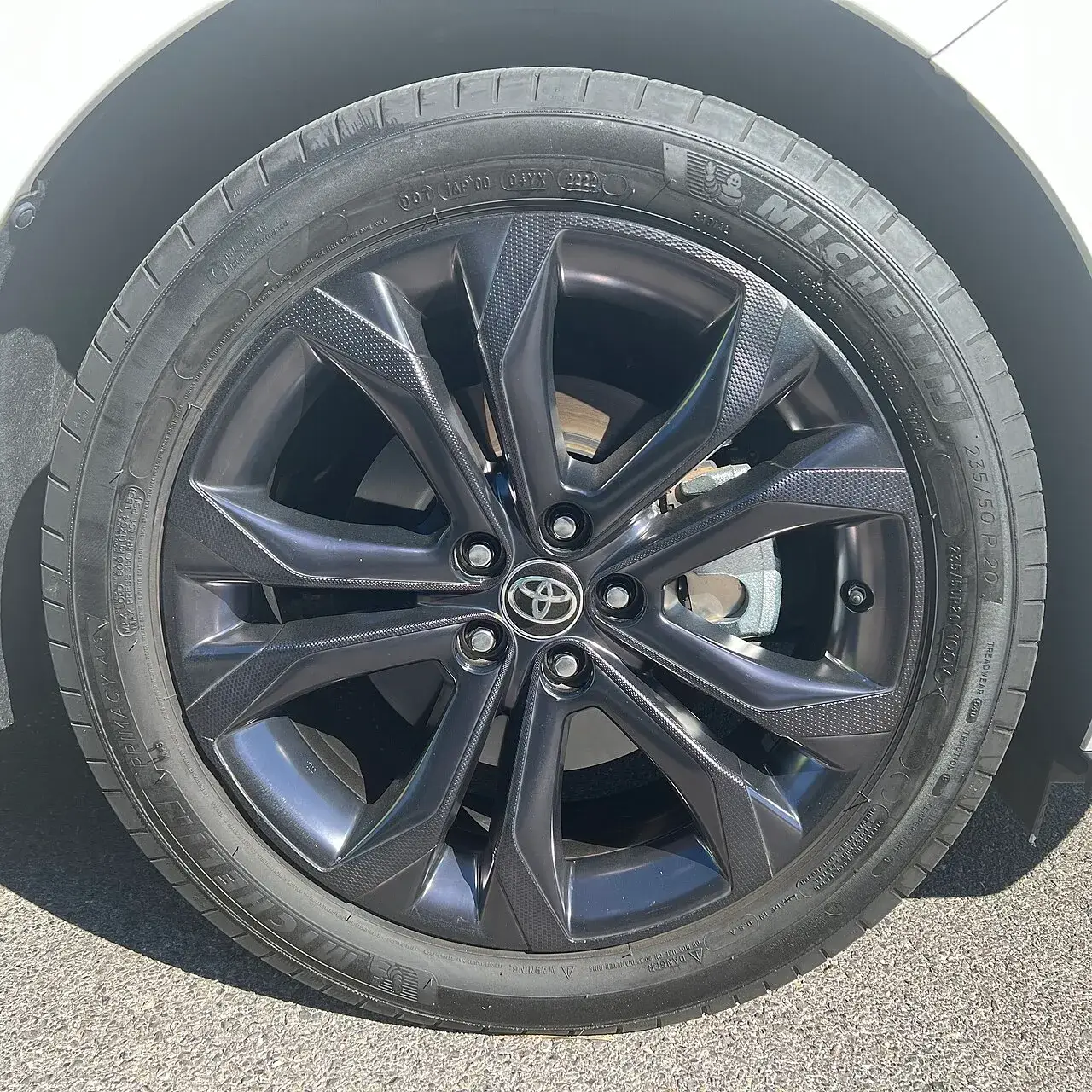 Michelin Primacy A/S touring tyre on a car wheel