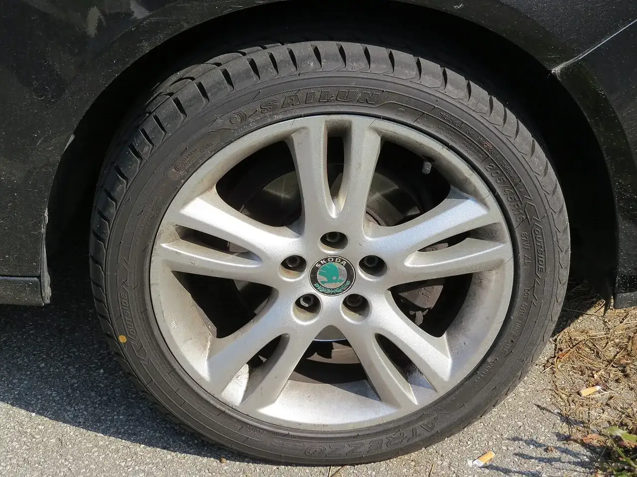 Sailun Atrezzo ZSR 205/45 R16 tyre on a car wheel