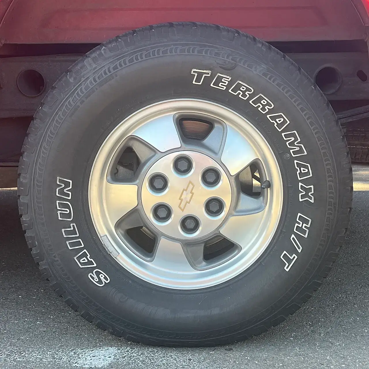 Sailun Terramax H/T tyre on a Chevrolet wheel