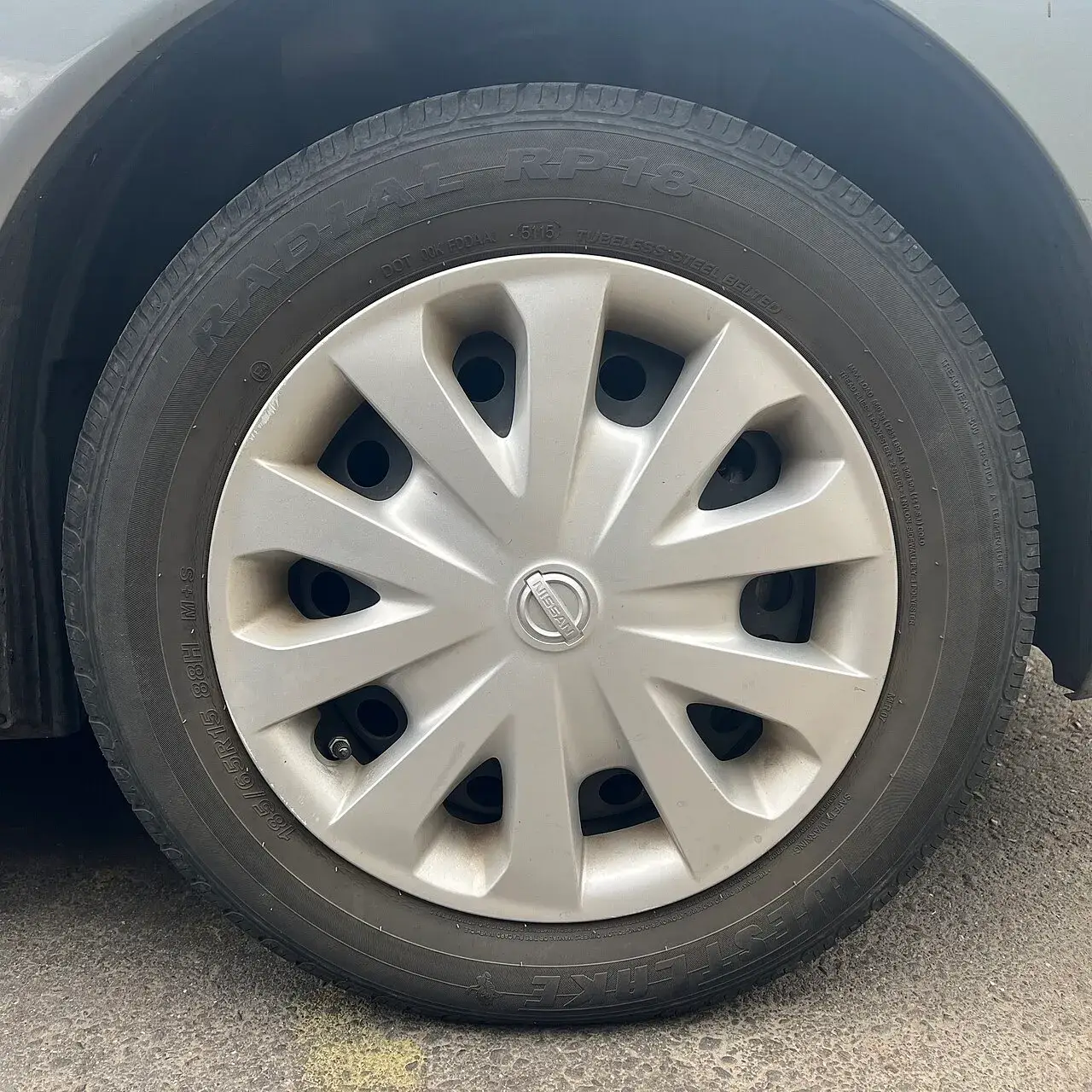 Westlake Radial RP18 tyre on a Nissan wheel